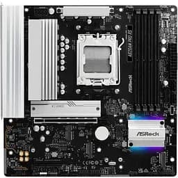 Материнская плата ASRock A620AM PRO RS (AM5/A620A, 4xDDR5, PCIex16, DP/HDMI, 2xSATA, 3xM.2, 2.5GLan, 8ch, mATX)