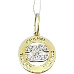 Золота підвіска Столична Ювелірна Фабрика з фіанітами. 423223Ж