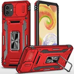 Чохол Epik ударостійкий Camshield Army Ring для Samsung Galaxy A06 Червоний/Red
