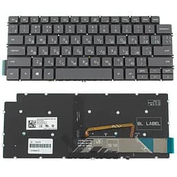Клавіатура для ноутбука DELL (Inspiron: 5390, 5490, 7490) rus, black, без фейму, підсвічування клавіш (оригінал)