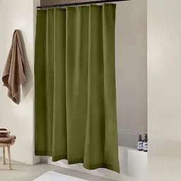 Шторка для душу та ванної Cosas з кільцями 180х180 iguana, спаржа (ShowerCurtains_43Iguana_DUK_180x180_Hook) - мініатюра 3