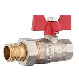 Кран кульовий прямий з американкою Solomon 1 1/4″ посилений 0021042