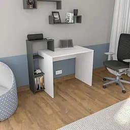 Письменный стол с полочками FH-Bremen 1120х750х550 мм Белый/Антрацит