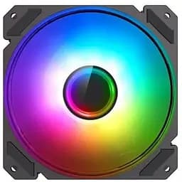 Вентилятор 120 мм GameMax Rainbow Force C9 Infinity чорний 120х120х25 мм ARGB підсвічування 1200 об/хв 28.8 дБ