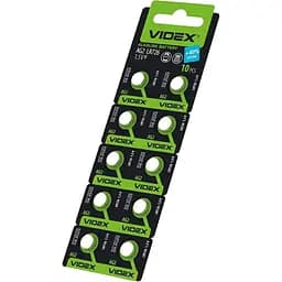 Батарейки Videx AG2 (396/726) щелочные 1.5V 10 шт.