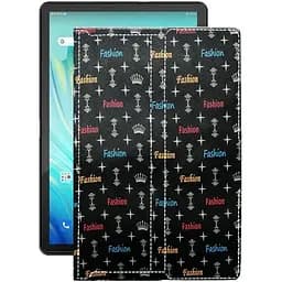 Чехол StatusCASE из экокожи для планшета Blackview Tab 10 Pro Фэшн черный