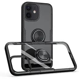 Чохол Primolux Ring Magnetic Stand для Apple iPhone 12 Mini Black