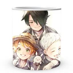 Кухоль GeekLand The Promised Neverland Обіцяний Неверленд Норман Рэй Эмма NV 02.478 330 мл білий - мініатюра 2
