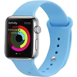 Ремінець Uwatch Silicone Strap for Apple Watch 42/44 mm Blue
