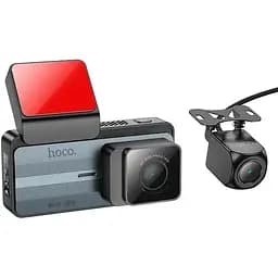 Відеореєстратор Hoco DV12 комплект із другою задньою камерою + 2K GPS WiFi - мініатюра 6