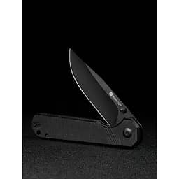 Ніж складаний Sencut Aetheris S24095-3 чорний Micarta, чорне лезо - мініатюра 11