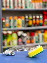 SMART CLEAN Щітка для миття посуду з тримачем для губки та дозатором рідини