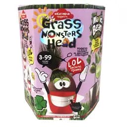 Набір креативної творчості Grass Monsters Head (українською), Danko Toys - мініатюра 3