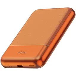 Портативний ЗП Power Bank WIWU P089 Seraph PD20W з Бездротовий зарядний пристрій 10000 mAh Orange - мініатюра 3