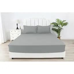 Простирадло на гумці Soho Light Gray 180 х 200 см (03-BT-1322-Light Gray) - мініатюра 2