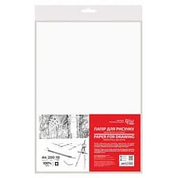 Бумага для рисунка, черчения и гуаши 169221002 ROSA Studio А4/10 листов, 200гр./м2, мелкое зерно (4823098531920)