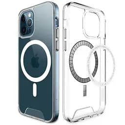 Чохол Epik TPU Space Case with MagSafe для Apple iPhone 16 Pro 6.3 Прозорий