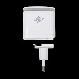 Зарядка для телефона LogicPower 25W (Type-C+USB) QC3.0 PD + кабель (Type-C to Type-C) 25WCH - мініатюра 3