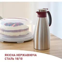 Термоглечик Tefal Soft Grip 1.5 л  бордовий (K3042214) - мініатюра 6