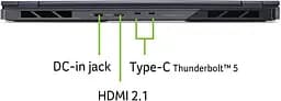 Ноутбук Acer Predator Helios 18 PH18-73-96KF Abyssal Black (NH.QVWEU.001) - мініатюра 3