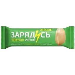 Батончик Verde Зарядись Гуарана и арахис 30 г