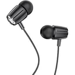 Наушники Hoco M88 Graceful universal earphones with mic черные