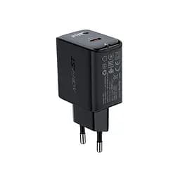 Зарядное устройство - Адаптер сетевой ACEFAST GaN A21 30 W черный