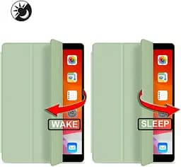 Чохол-книжка BeCover Tri Fold Soft TPU з кріпленням Apple Pencil для Apple iPad Air 4/5 2020/2022 10.9" Green (711107) - мініатюра 4