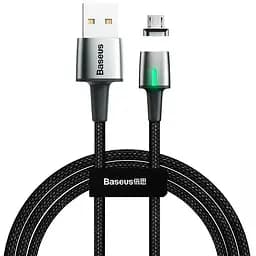 Кабель Baseus Zinc Fabric Magnetic Cable USB to MicroUSB 1.5A 2m CAMXC-B01 Black