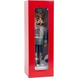 Фигурка декоративная Novogod'ko Щелкунчик 20 см голубая (974682)