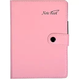 Блокнот Bambi 18x13см с ручкой в ​​обложке кож/зам клетка 6336 светло-розовый     