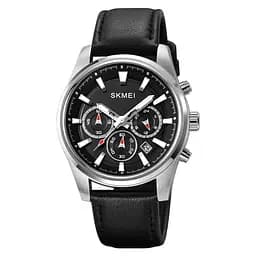 Чоловічий класичний наручний годинник Skmei 1958 (Сріблястий)