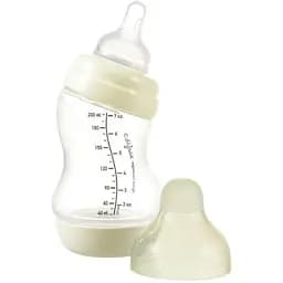 Антиколікова пляшечка для годування Difrax S-bottle Wide Popcorn з силіконовою соскою 200 мл (3131)