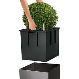 Вазон Lechuza Cube Premium 30/30/30 білий (16460) - мініатюра 5