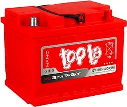 Акумулятор Topla Energy 12V 60 Ah 600 A (EN) Ca/Ca, правий плюс (56008) - мініатюра 2