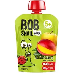 Набір фруктового пюре Bob Snail з різними смаками 900 г (90 г x 10 шт.) - мініатюра 4