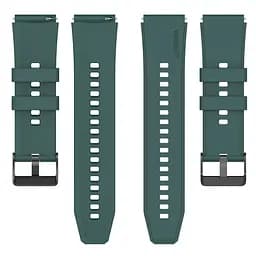 Браслет GT для Samsung Galaxy Watch 4 - темно-зелений ширина кріплення 20мм силікон Watchbands (W27-5WB21134651) - мініатюра 3