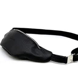 Кожаная мужская сумка на пояс TARWA 11х28х6 см sum0025984