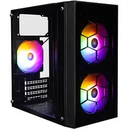 Корпус 1stPlayer X1-3F1 Black 600W