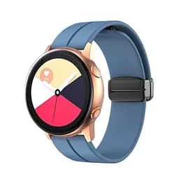 Ремінець силіконовий Tamister для годинника Magic Lock 20 мм блакитний - мініатюра 4
