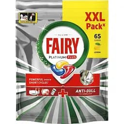 Капсулы для посудомоечных машин Fairy Platinum Plus Все-в-1, 65 шт.