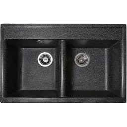 Кухонна мийка Romzha Valuri 78-2D Grafit (201)