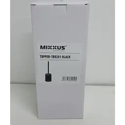 Йоржик для унітазу підлоговий Mixxus Topper-TB0201 black MI7095, Чорний матовий - мініатюра 4
