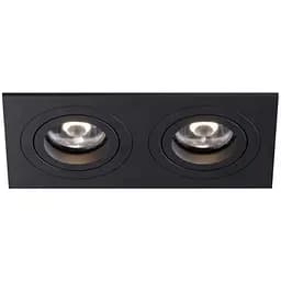 Світильник точковий врізний KLOODI KD-BASE SQ92x175 GU10 BK