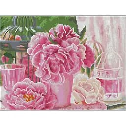 Алмазна мозаїка Strateg Весняний настрій 30х40 см без підрамника (ZAV3040-33)