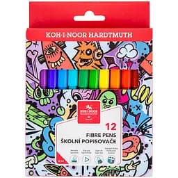 Фломастери Koh-i-Noor Teenage 12 кольорів (771002/12)