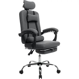 Офісне крісло GT Racer X-8003 Fabric Gray [132207] - мініатюра 3
