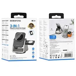 БЗП Borofone BQ30 Wide 3in1 15W Metal gray - мініатюра 6