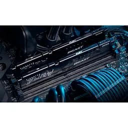Модуль пам'яті для комп'ютера DDR5 32GB (2x16GB) 5600 MHz Beast Black Kingston Fury (ex.HyperX) (KF556C40BBK2-32) - мініатюра 6