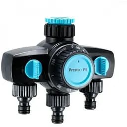 Таймер поливання Presto-PS механічний на 3 виходи до 120 хвилин (7736)